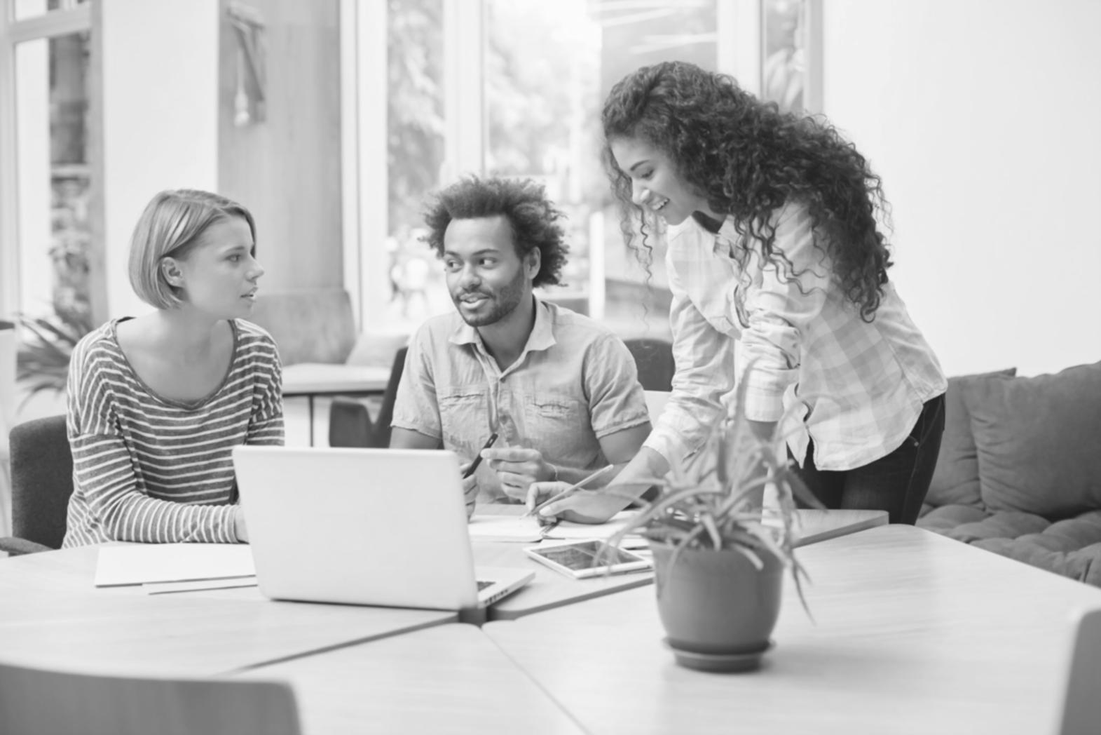 Risk-return scatter plot demonstrating efficient frontier concepts